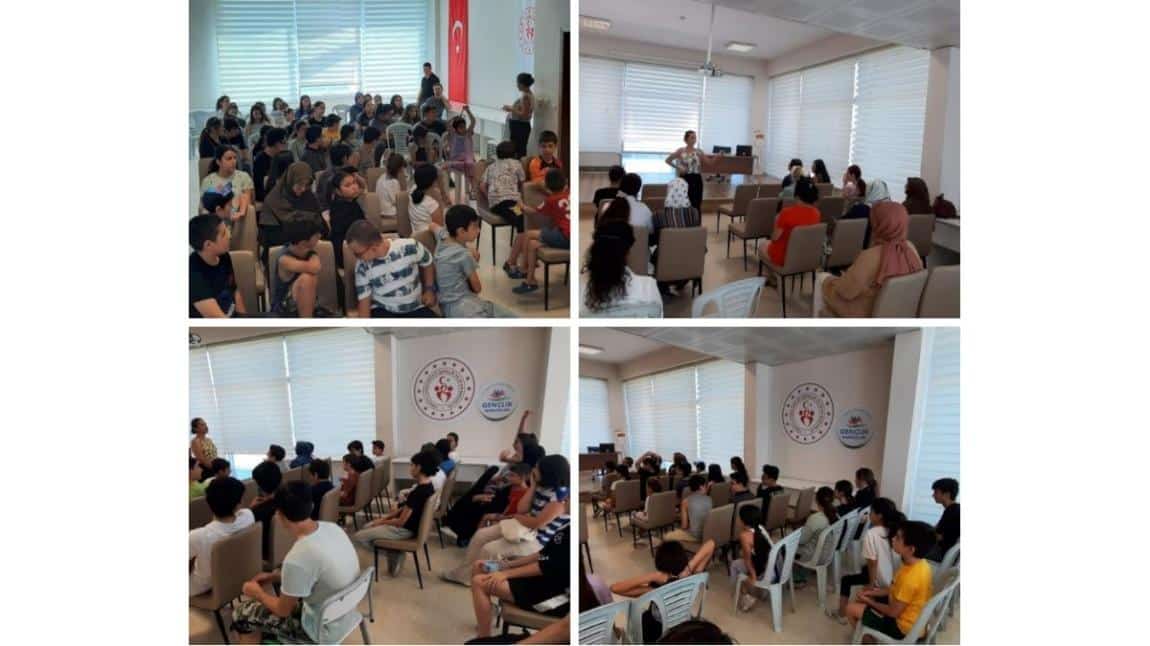 Ceren Damar Şenel Gençlik Merkezi Öğrenci ve Velilerine Yönelik “Teknoloji Bağımlılığını Önleme” Konulu Eğitim Gerçekleştirildi